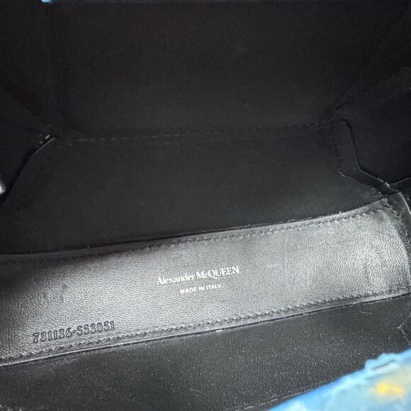 NWT Alexander McQueen Mini All Over Jeweled Top Handle Bag - Picture 11 of 11